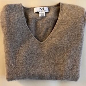 Beige Cashmere Sweater by Magaschoni